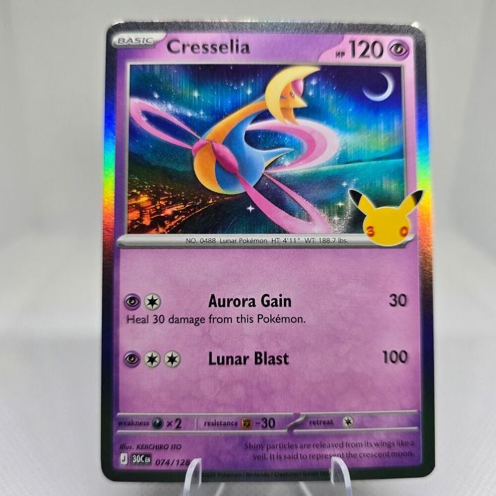 Cresselia #74 Pokemon 30th Celebration